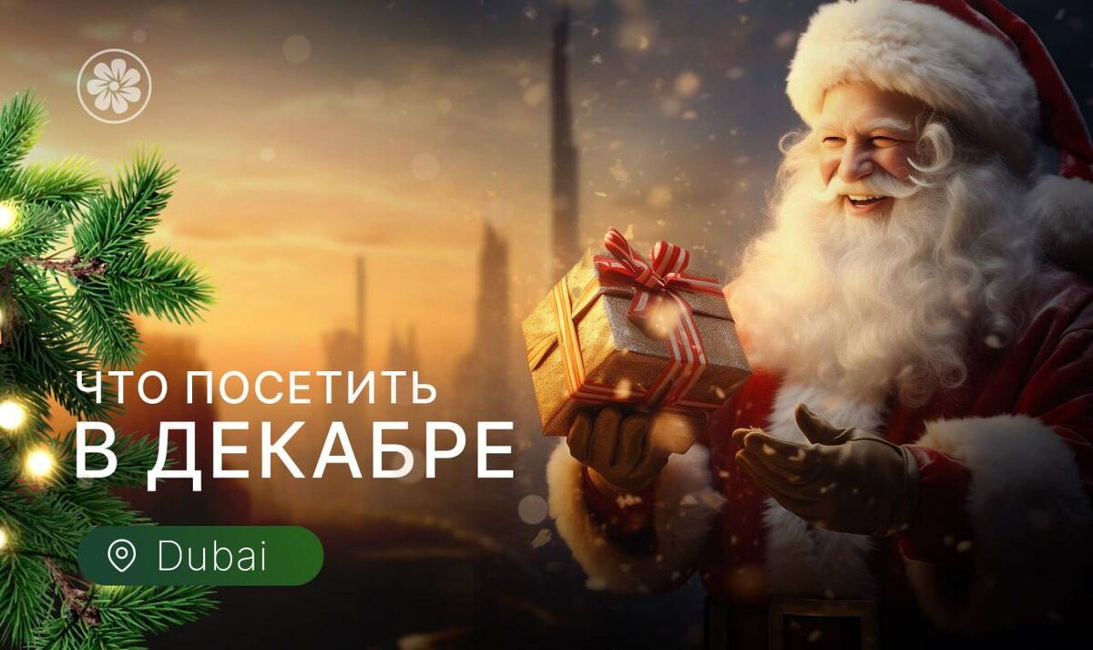 В Дубае нет морозов, шапок и сугробов.
Но есть другое — атмосфера света, музыки, огней и того самого чувства «праздник приходит», которое невозможно спутать ни с чем.