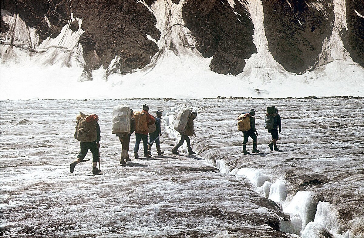 «Экспедиция на ледник Федченко, Памир (1982 г.)». Автор: Jaan Künnap. Лицензия: Creative Commons Attribution-ShareAlike 4.0 International (CC BY-SA 4.0).
