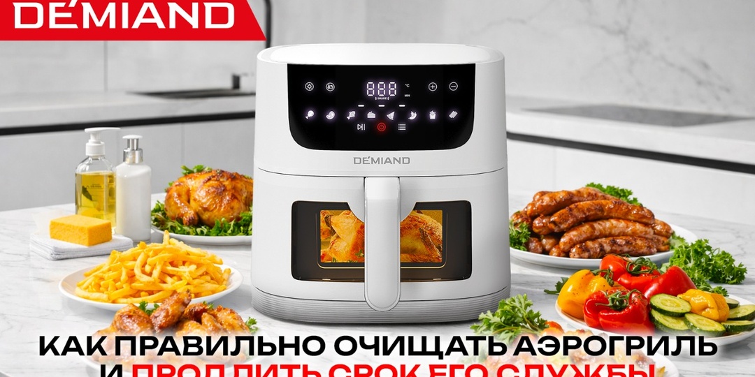 Как правильно очищать аэрогриль и продлить срок его службы