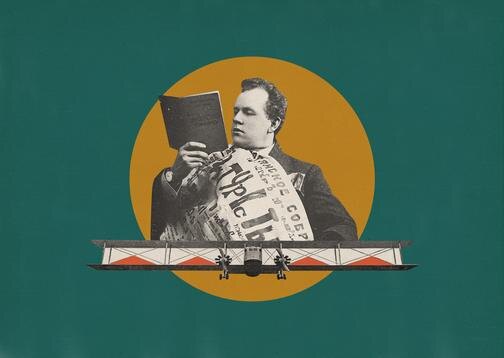 Русский поэт и лётчик Василий Каменский фото из ria.ru