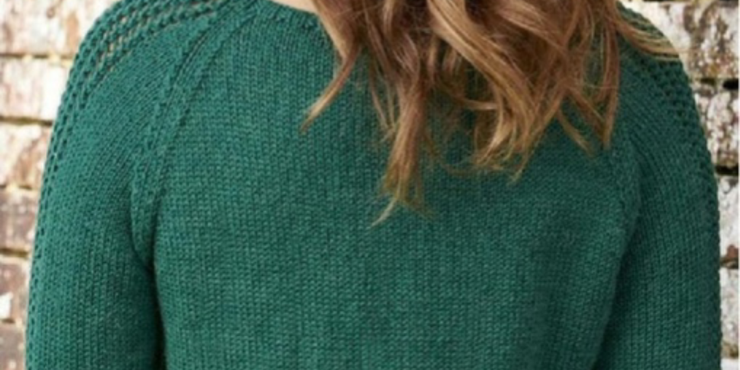 Вязание реглана снизу спицами , полное описание.