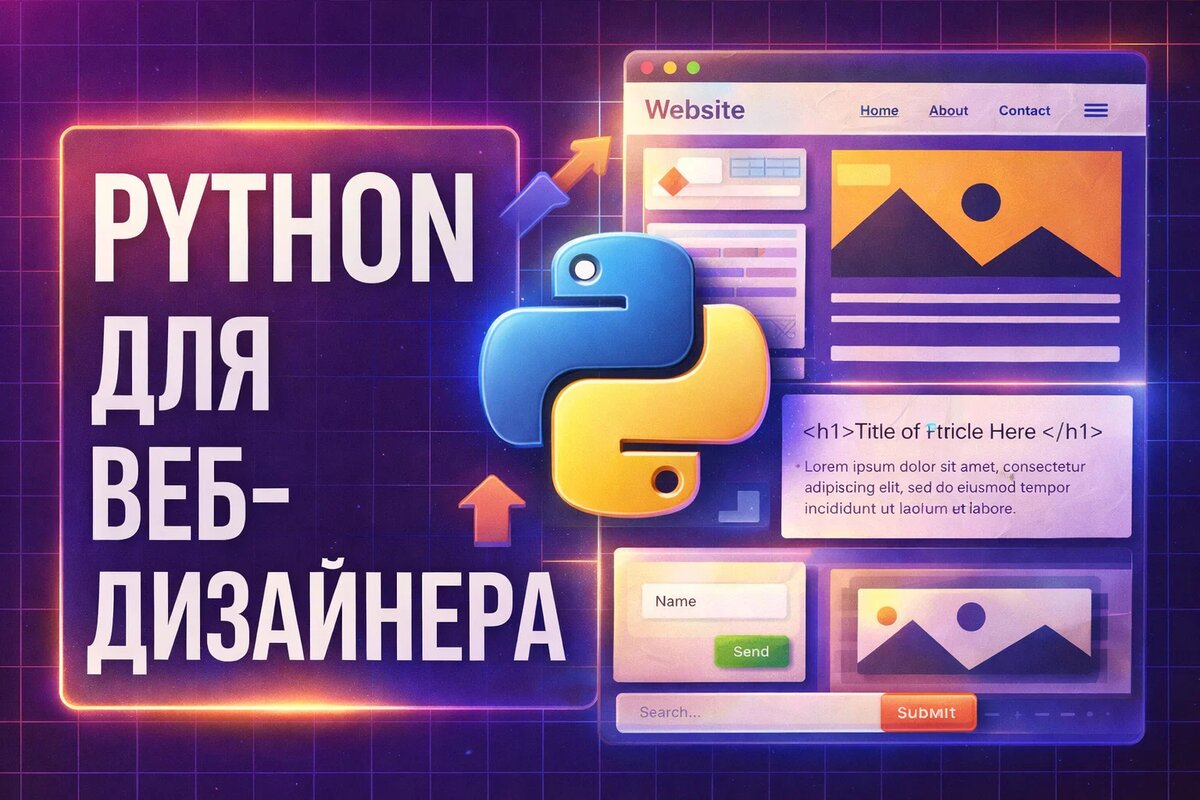 Python для веб-дизайнера: что происходит до того, как вы открыли Tilda