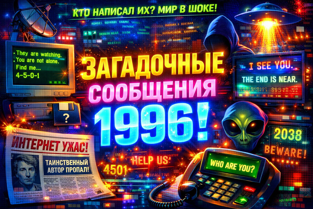 Странные сообщения появились в интернете в 1996 году