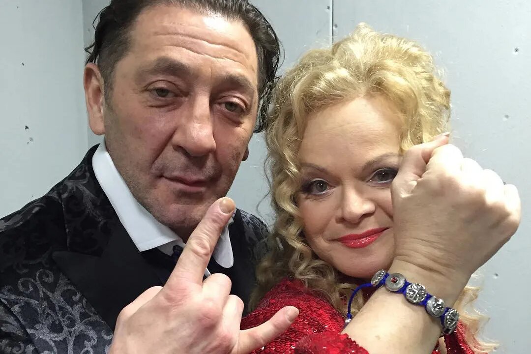 Лепс с Долиной после концерта