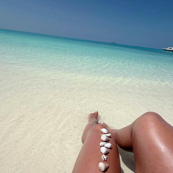 Фото нашей туристки, сделанное в Meeru Island Resort 5*, которое она любезно разрешила мне использовать для публикации 