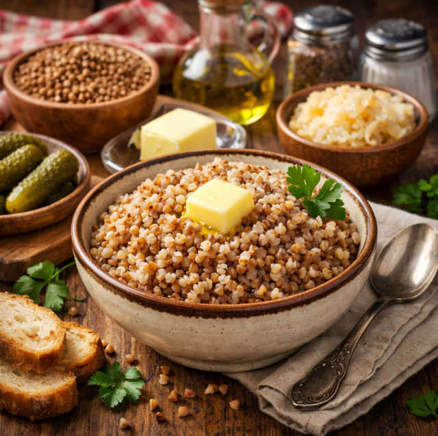 Гречневая каша с маслом без мяса рецепты от Дарики