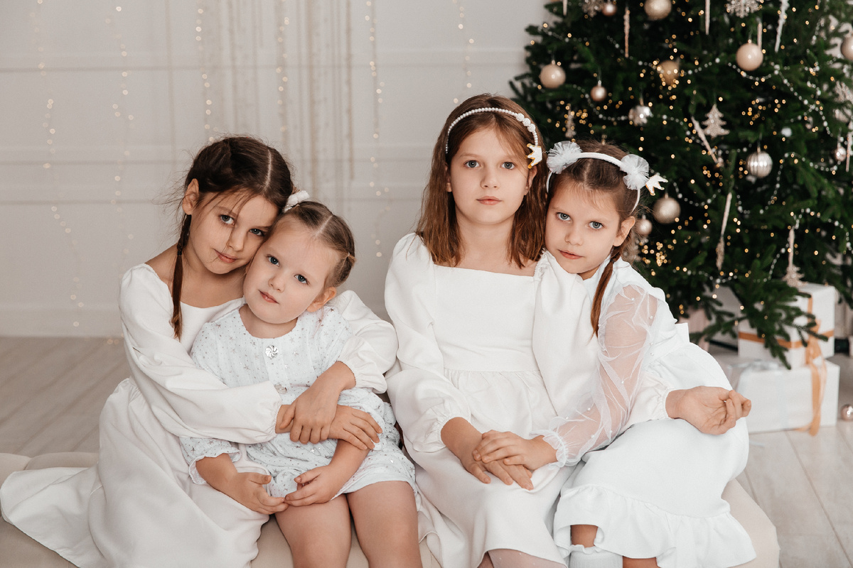 Настя, Вероника, София и Матронушка