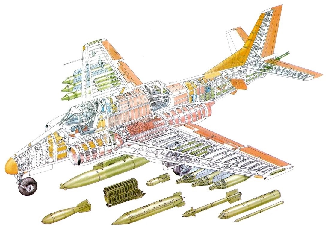 Компоновочная схема Ил-102