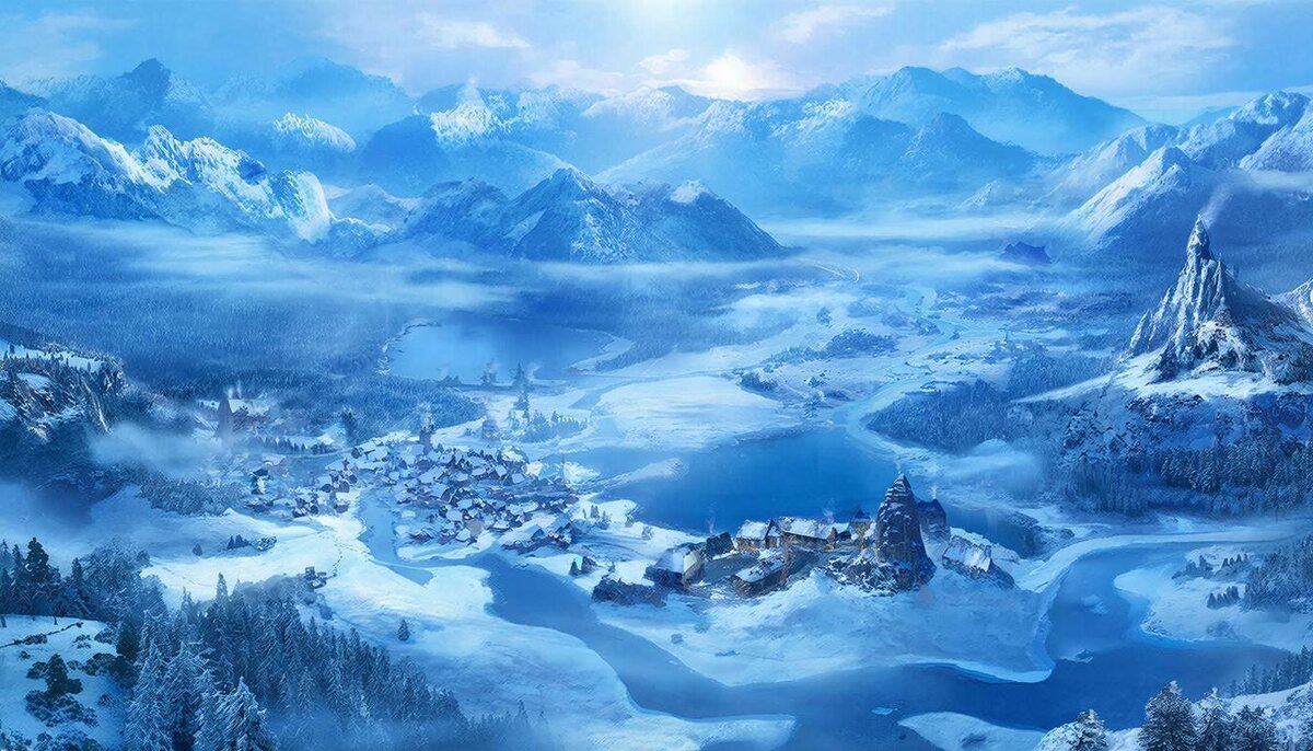 Мир Вертонии с высоты драконьего полета