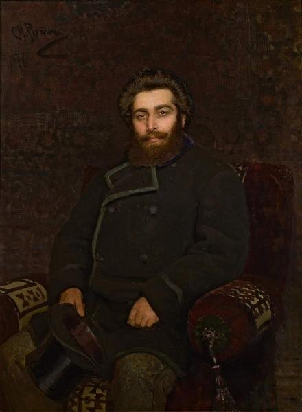 И. Е. Репин. Портрет А. И. Куинджи, 1877