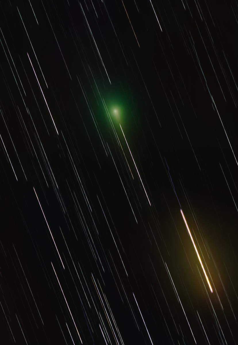 Межзвездная комета 3I/ATLAS. Источник: Andrew McСarthy