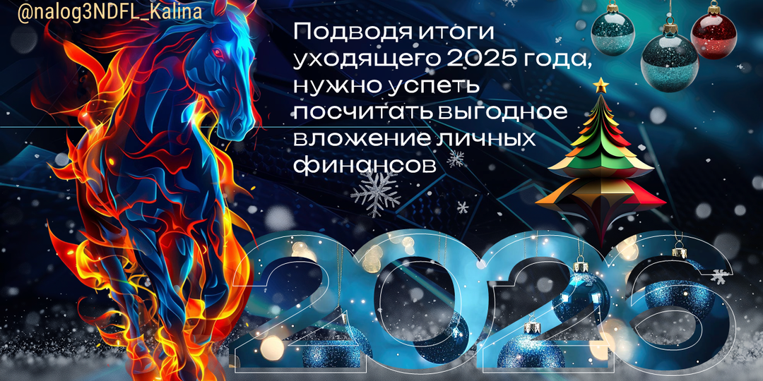 ПОДВОДЯ ИТОГИ УХОДЯЩЕГО 2026 ГОДА, НУЖНО УСПЕТЬ ПОСЧИТАТЬ ВЫГОДНОЕ ВЛОЖЕНИЕ ЛИЧНЫХ ФИНАНСОВ