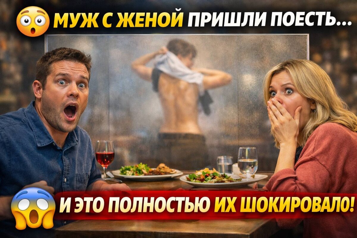 😲 Прозрачная ширма, официантка и полный шок гостей! Такого они не ожидали