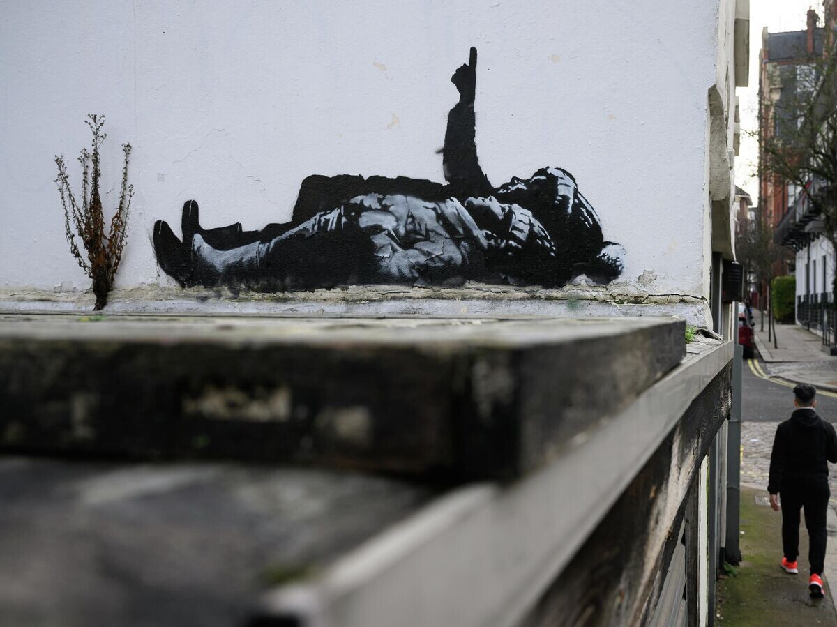    Новая картина Бэнкси в Лондоне | © Getty Images / Leon Neal