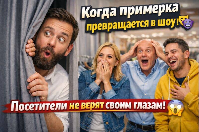 👔 Зашёл в примерочную с галстуком — вышел и ШОКИРОВАЛ весь магазин 🤯