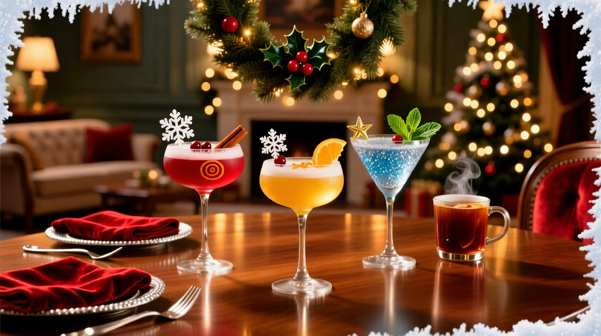 Коктейли на рождество