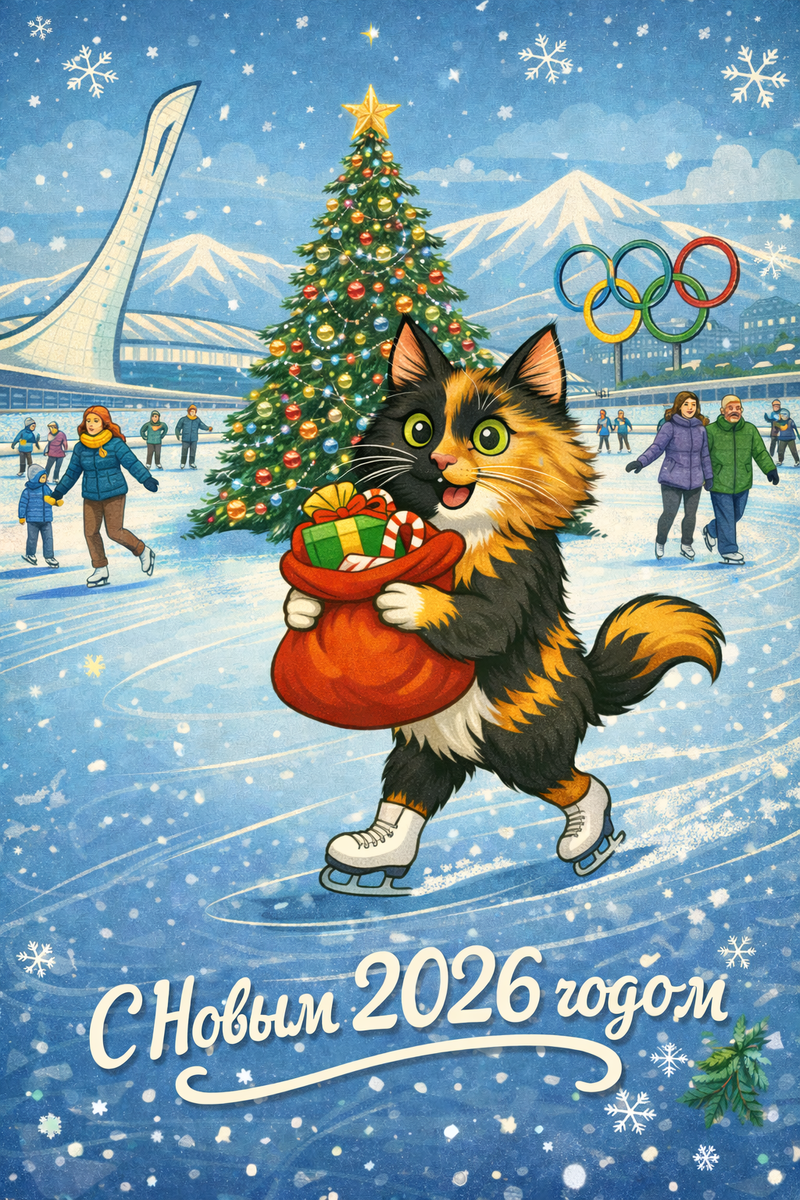 Новогодняя открытка