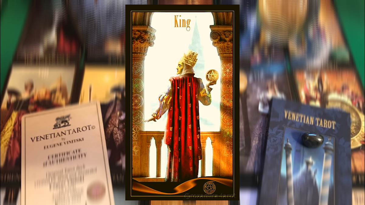 Король Пентаклей. Photo «Venetian Tarot» Eugene Vinitski