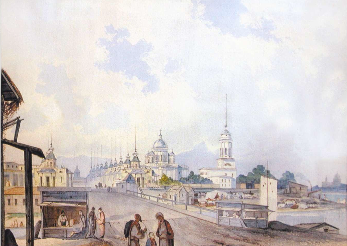 Василий Рыбинский. Ярмарочный собор, 1852 год