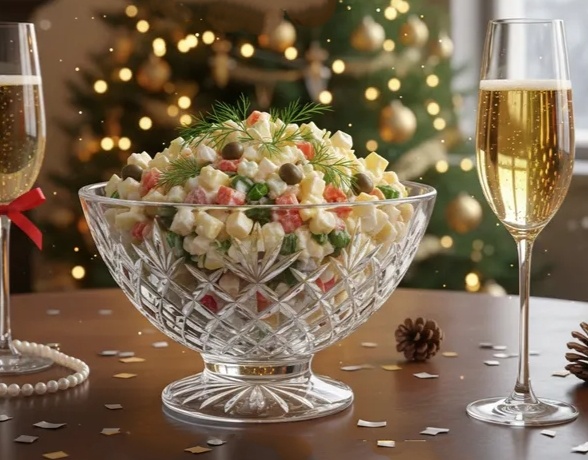 Салат «Оливье»: путь от ресторанной легенды к новогоднему символу