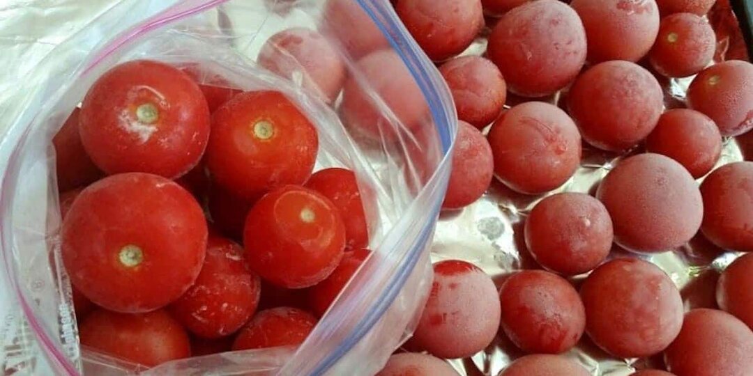 Зачем замораживать помидоры