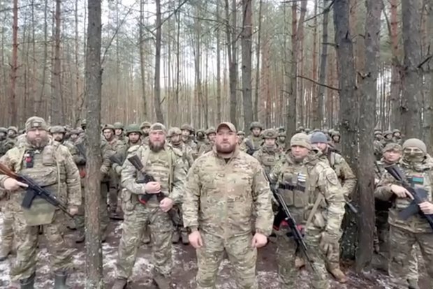 Бойцы «Ахмата». Кадр: Telegram-канал «Говорит ТопаZ»