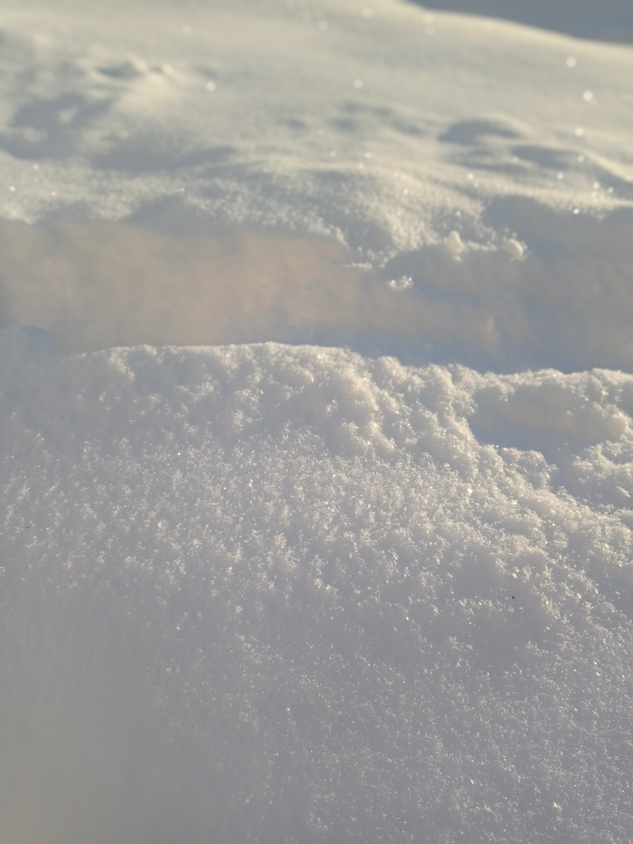 Наш уральский снег. Захотелось поймать кадр