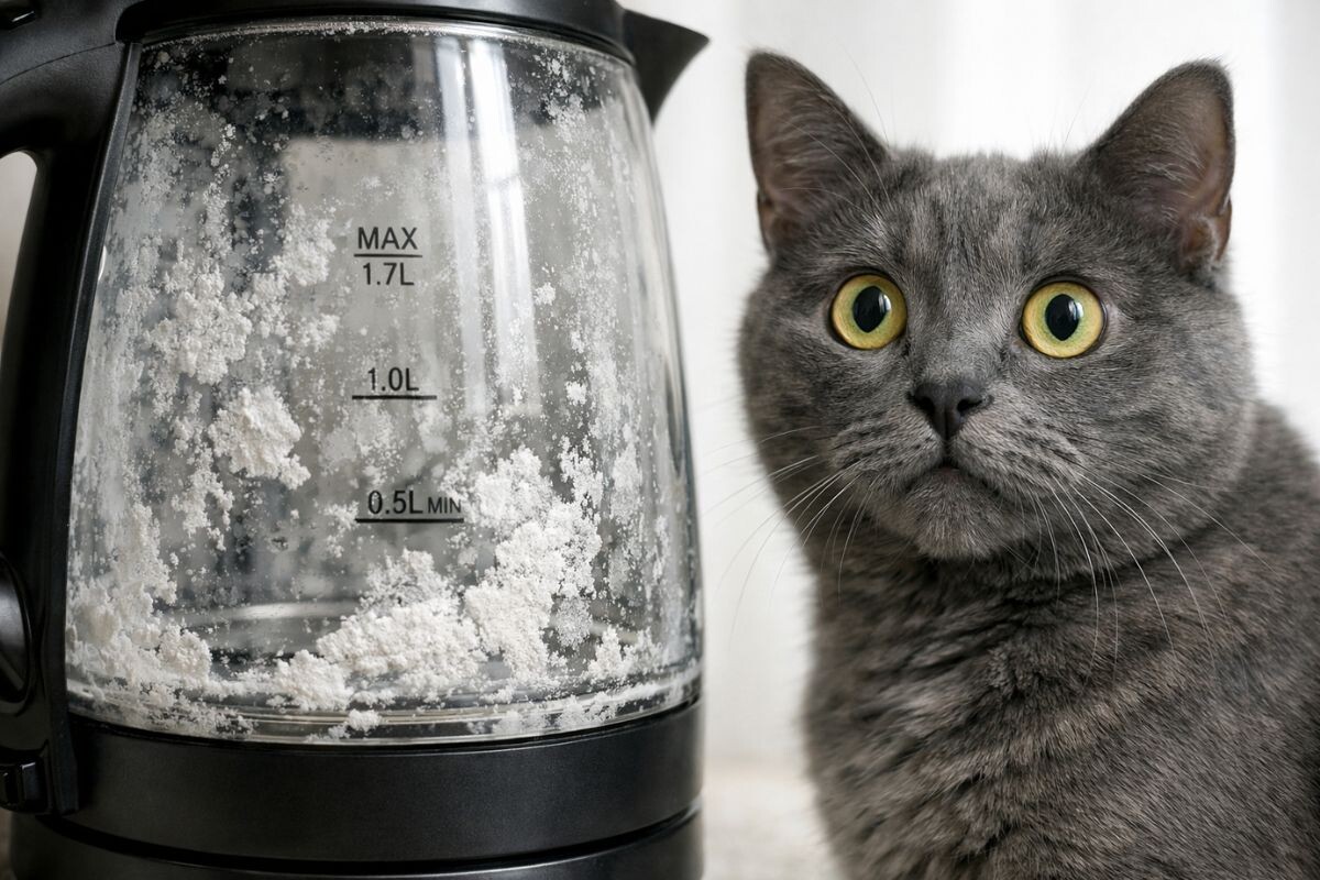 Правда ли, что накипь в чайнике вызывает камни у кота?