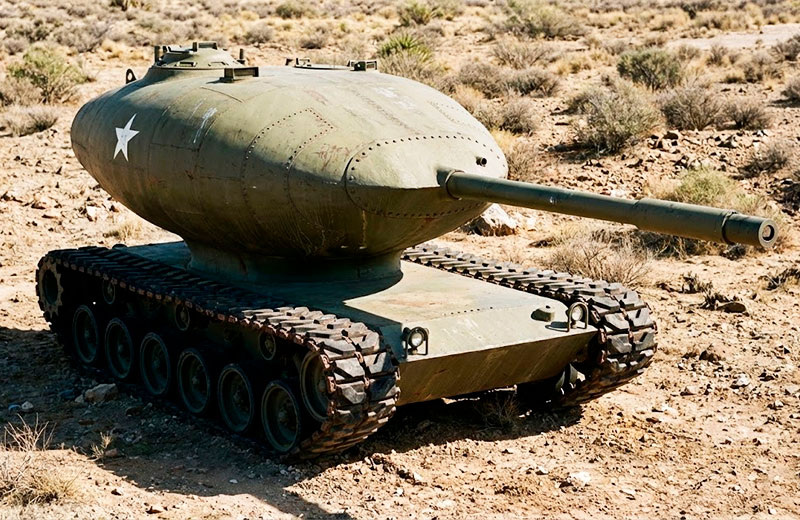 Атомный танк Крайслера – Как Chrysler TV-8 в 50-х оказался опаснее для экипажа, чем врага