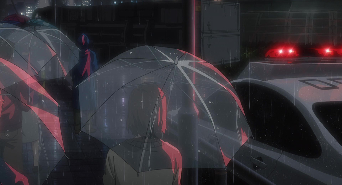 Встреча Рудеуса с грузовиком. Кадр из аниме «Реинкарнация безработного» (Mushoku Tensei), 2021, студия Studio Bind. © Rifujin na Magonote / MF Books