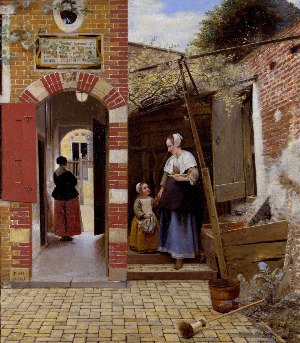Питер де Хох – «Двор Дома в Делфте»