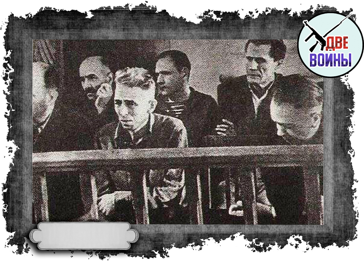 Фотография осужденных с того судебного процесса 1963 года. Фото в свободном доступе.