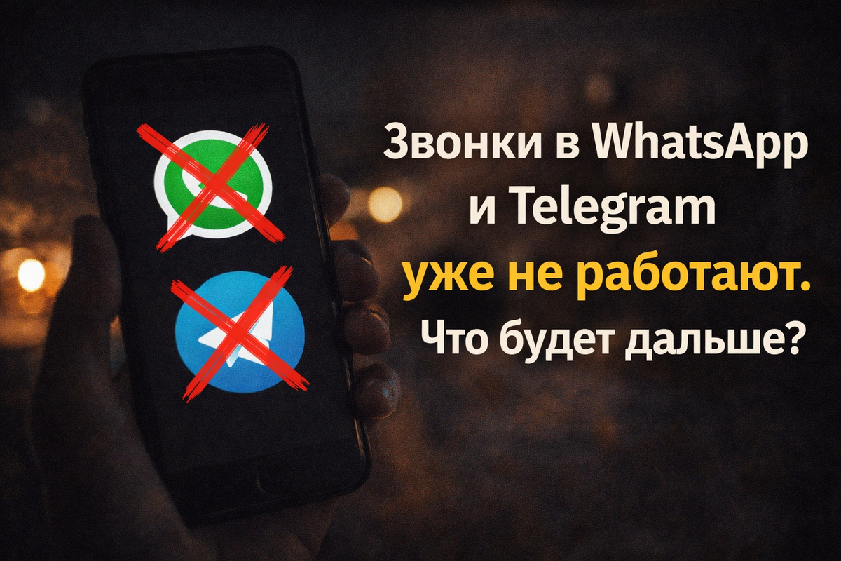 Блокировка WhatsApp и Telegram
