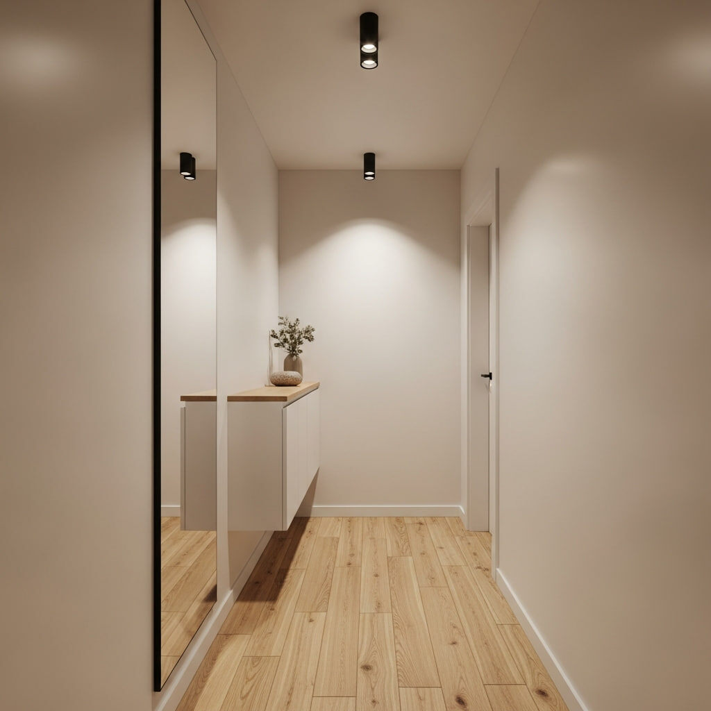 Зеркало в коридоре во весь рост