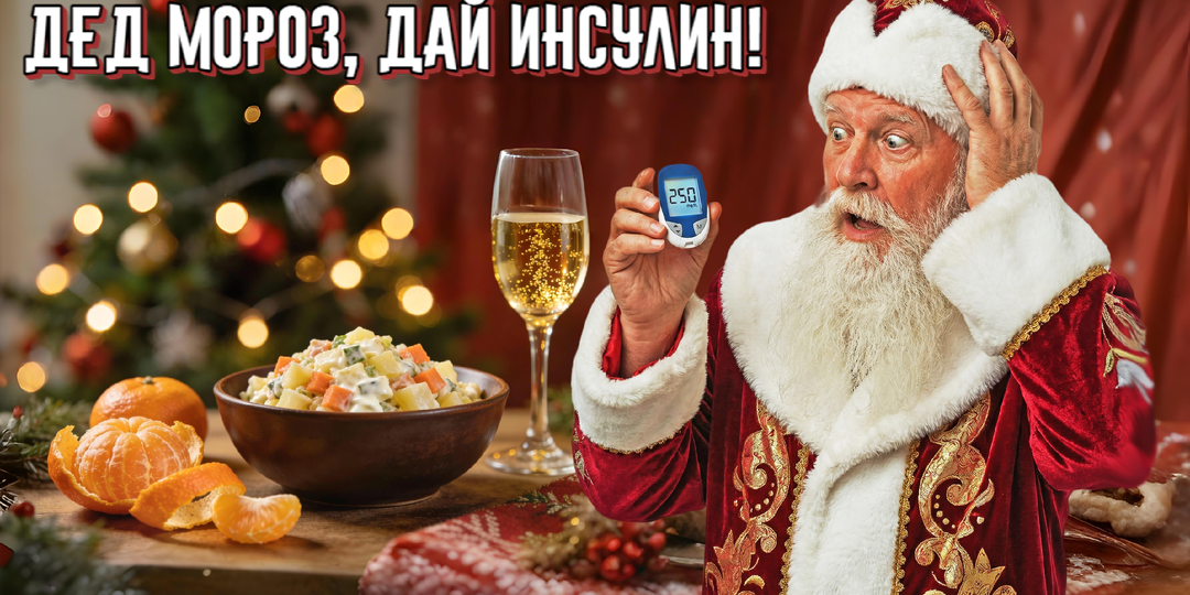🎅Письмо диабетика Деду Морозу: «Дедушка, подари мне новую поджелудочную, можно б/у!». Чего на самом деле хотят диабетики на Новый год