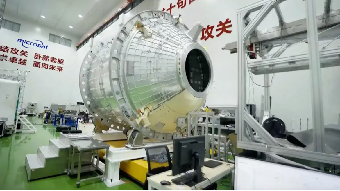 Космический корабль «Цинчжоу». Источник: CCTV