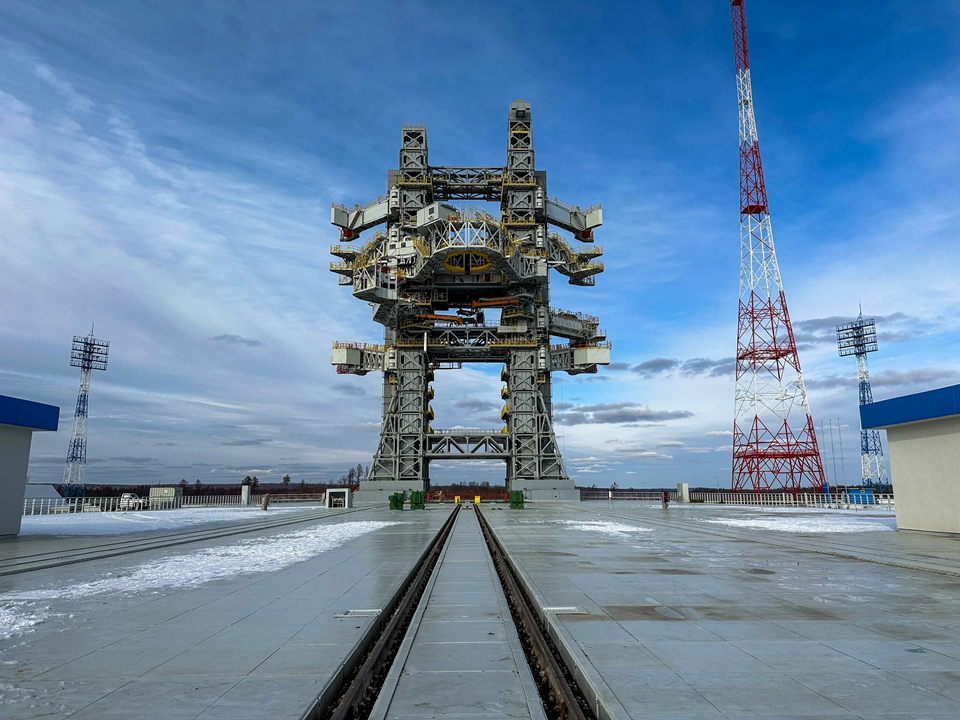 Стартовый комплекс РН «Ангара» на космодроме Восточный. Фото: Роскосмос