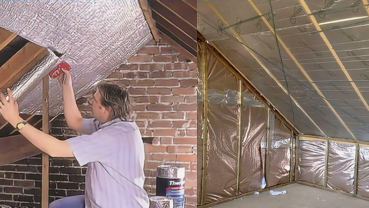 Утепление мансарды