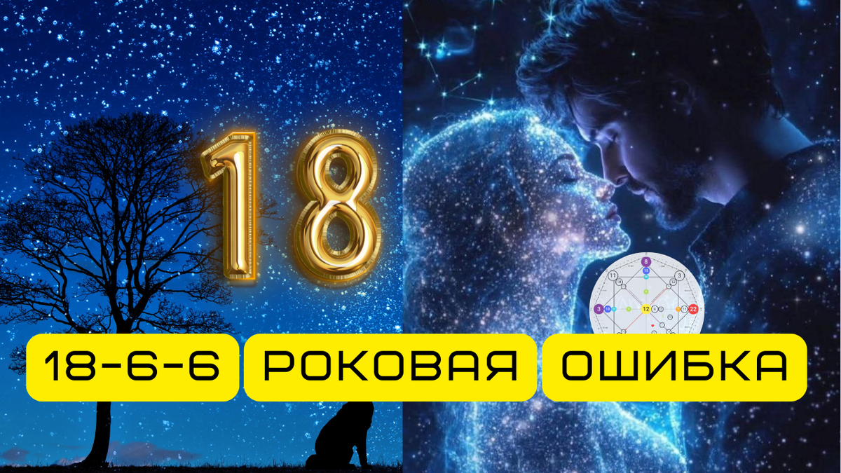 18-6-6 роковая ошибка кармического хвоста прошлой жизни, которая переворачивает жизнь верх дном
