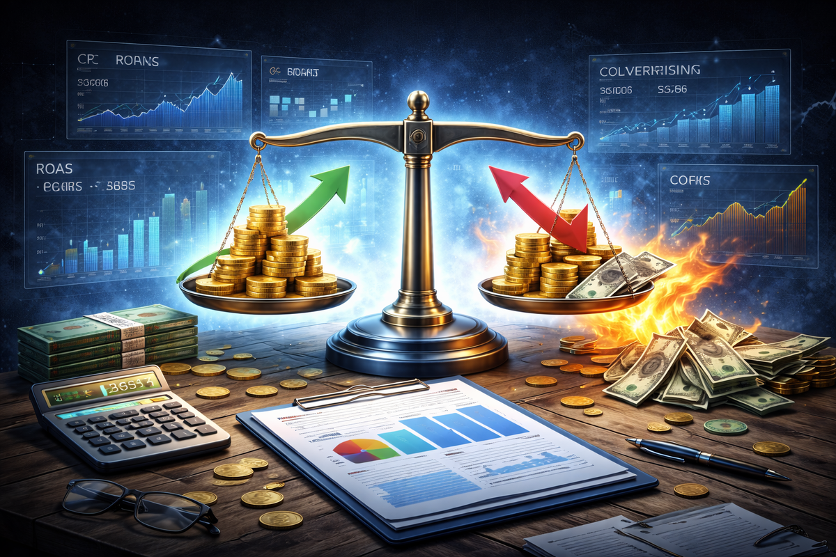 Рекламный бюджет перестаёт быть риском, когда бизнес понимает границу между ростом и убытками.