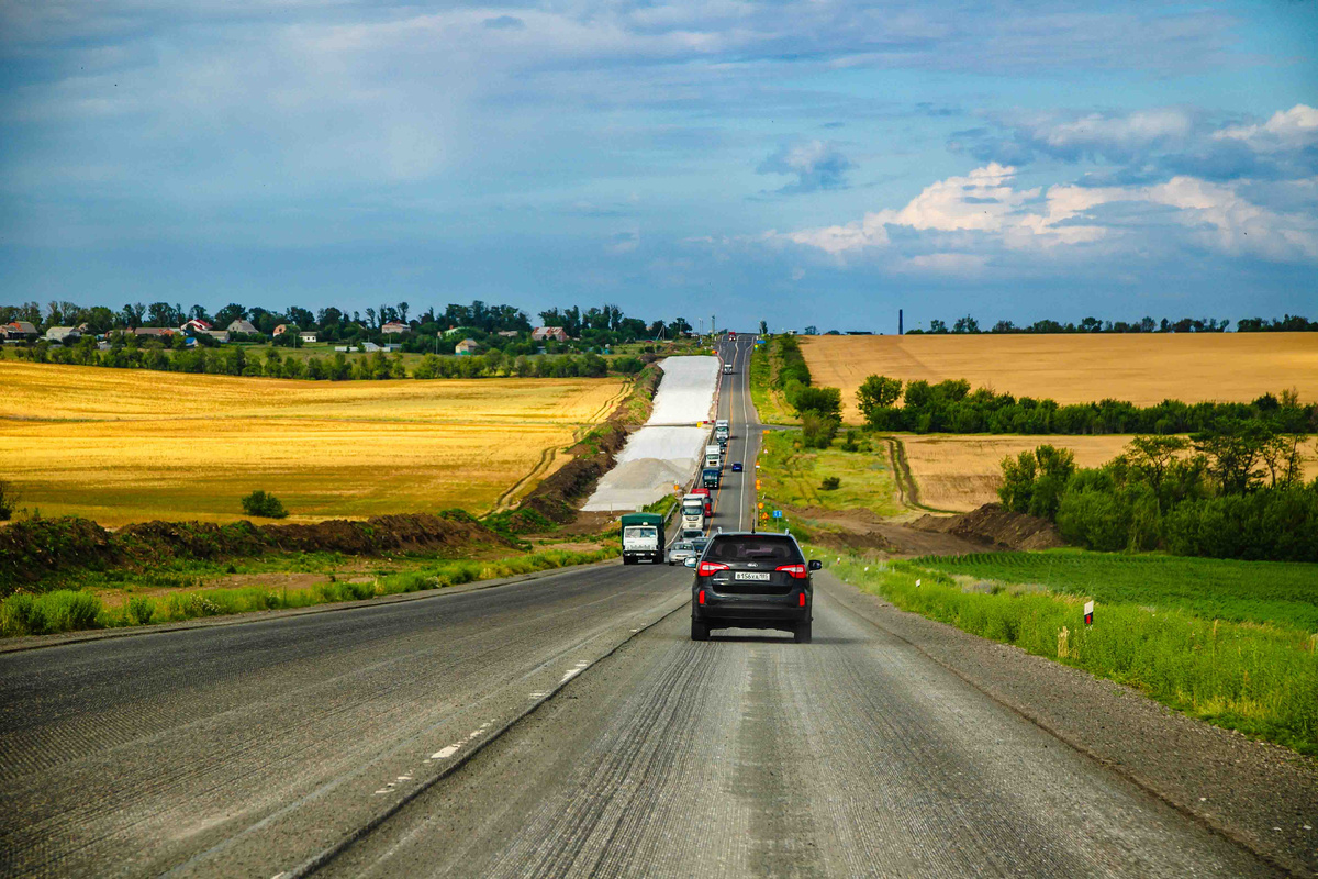 Строительство федеральной трассы Р-280 "Новороссия"