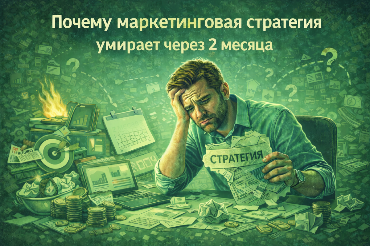 Если стратегия умирает через 2 месяца — значит это была не стратегия, а набор намерений.
Настоящая стратегия — это не про красивые документы. Это про: приоритеты, дисциплину, терпение, управление.