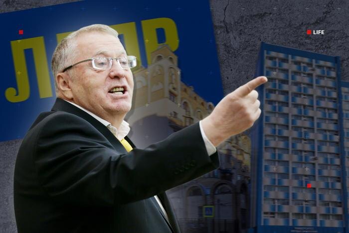 Наследники, партия и загадочные фирмы. Кому досталась империя недвижимости Жириновского. Коллаж © Life.ru. Обложка © ТАСС / Анна Исакова, © Wikipedia, © 2gis, © 2gis