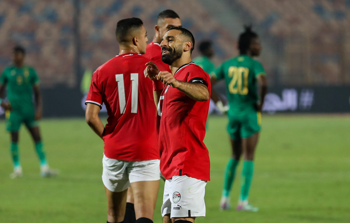    Нападающий сборной Египта Мохаммед Салах  Ahmad Hasaballah/Getty Images