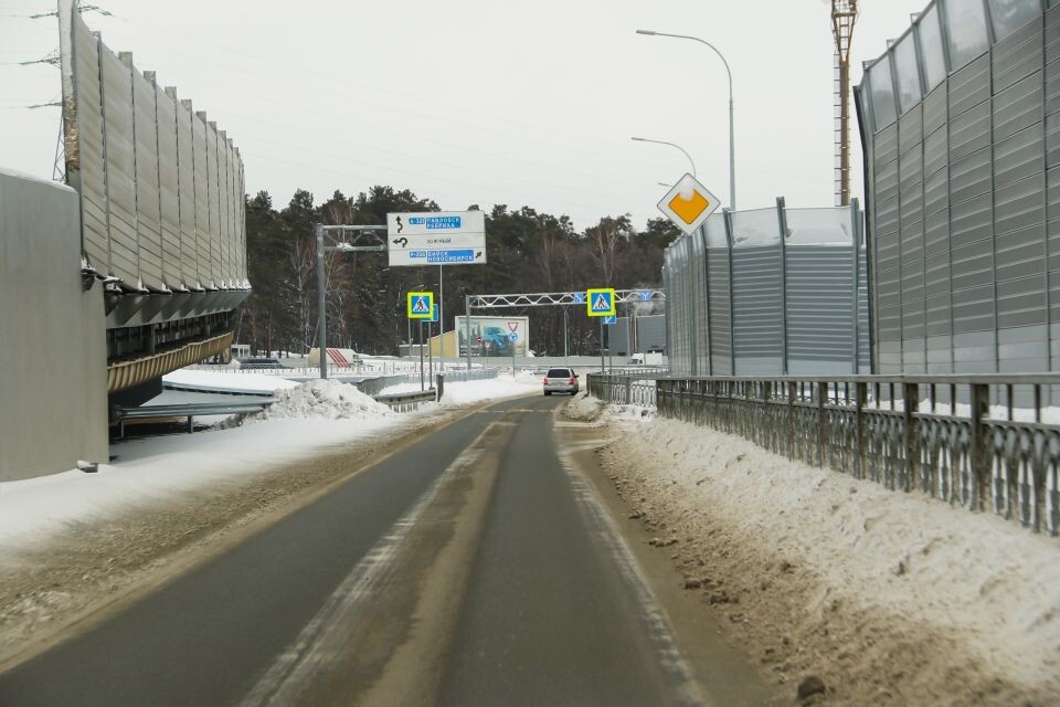    Новая транспортная развязка в Барнауле. 22 декабря 2025 года. Источник: Виталий Барабаш/"Толк"