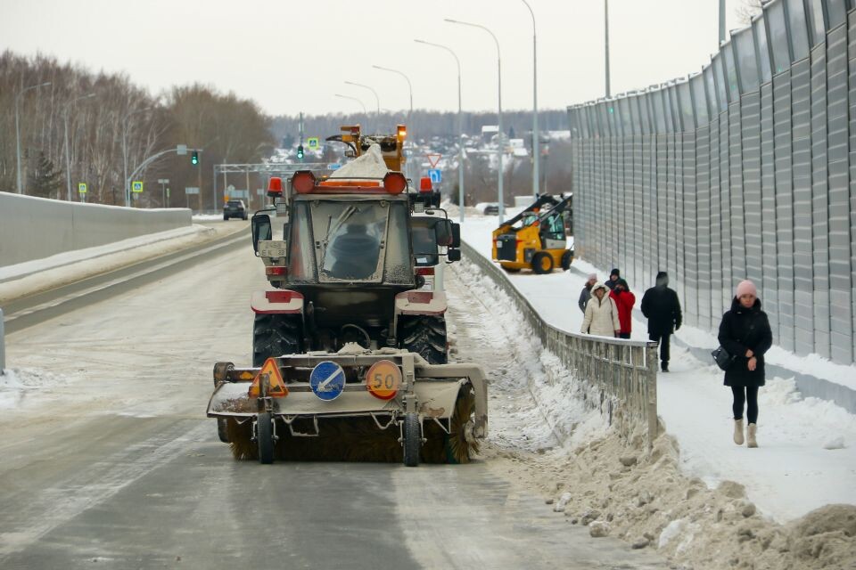    Новая транспортная развязка в Барнауле. 22 декабря 2025 года. Источник: Виталий Барабаш/"Толк"