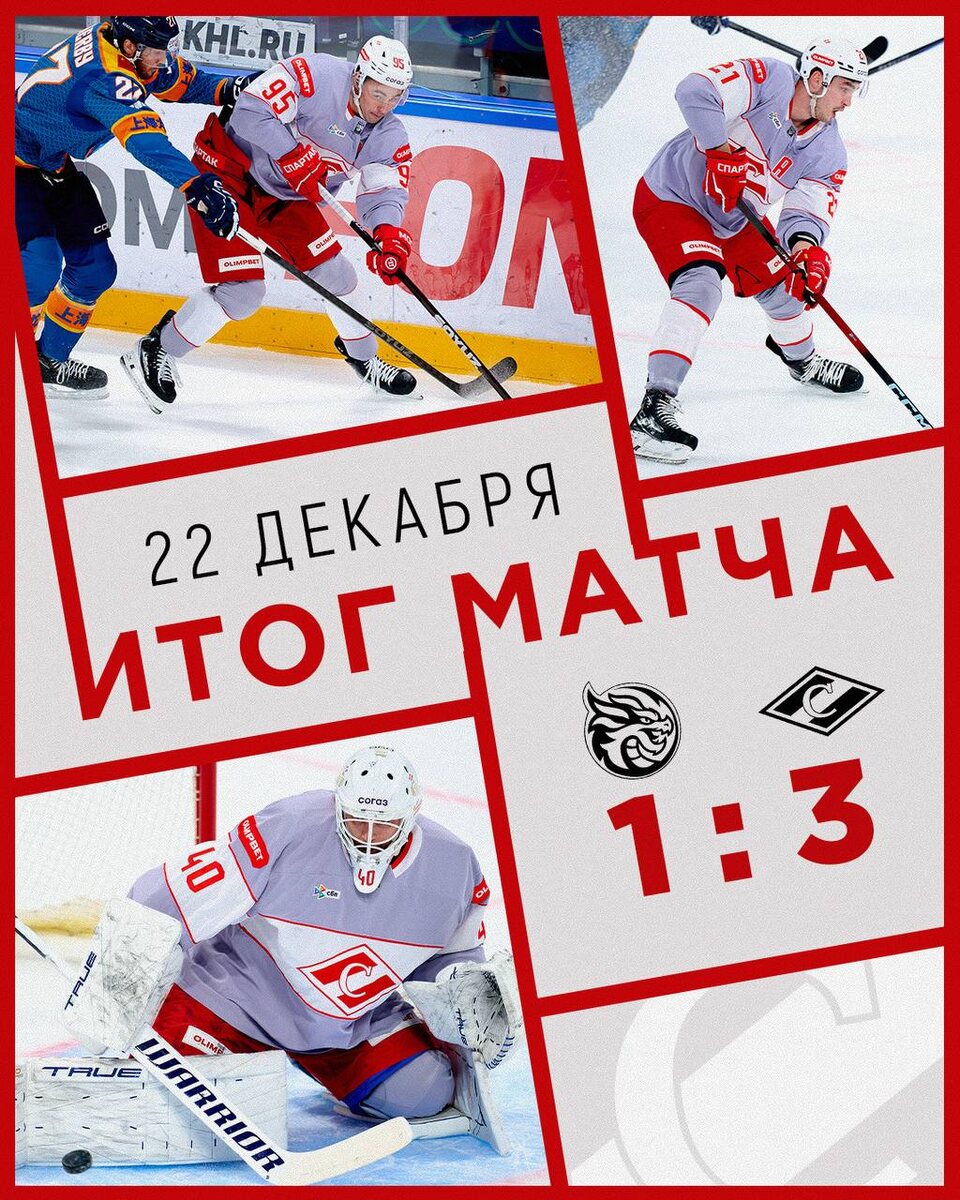 Шанхай Дрэгонс 1-3 Спартатк