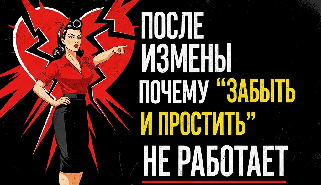 После измены "забыть и простить" не работает