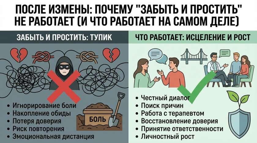 Что работает после измены 