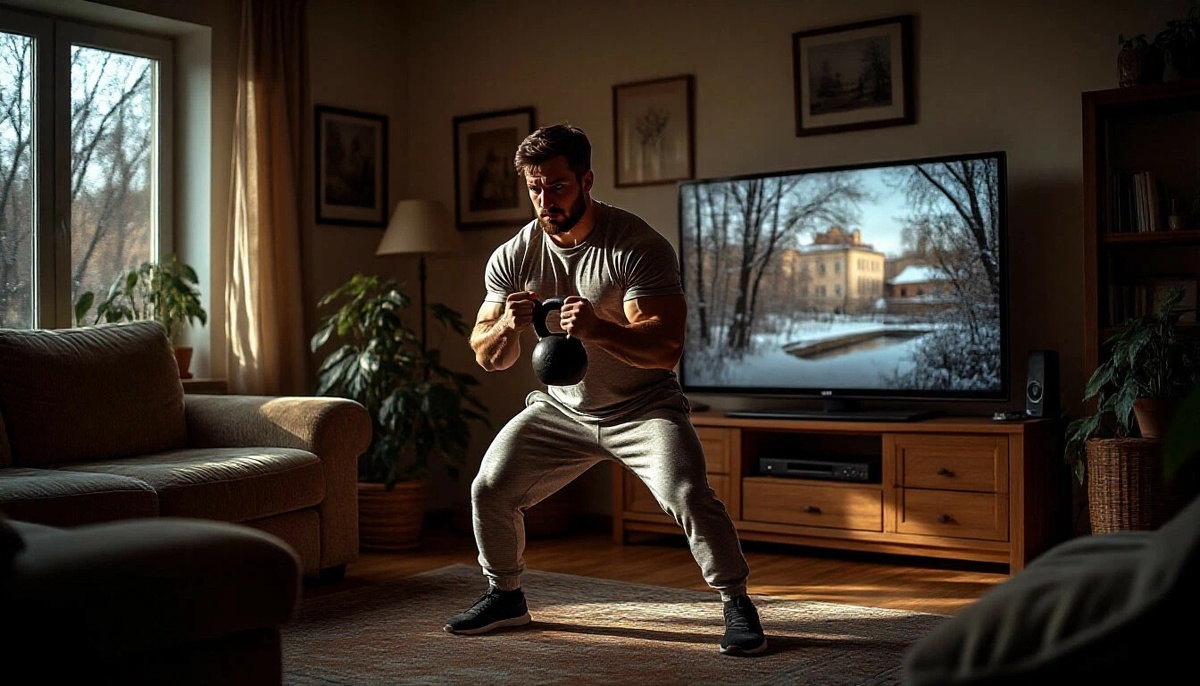 Подготовка к приседаниям гоблет.